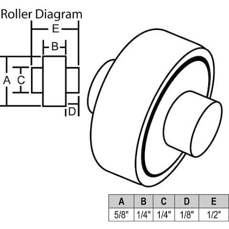 Strybuc Sliding Window Wheel 900-9564